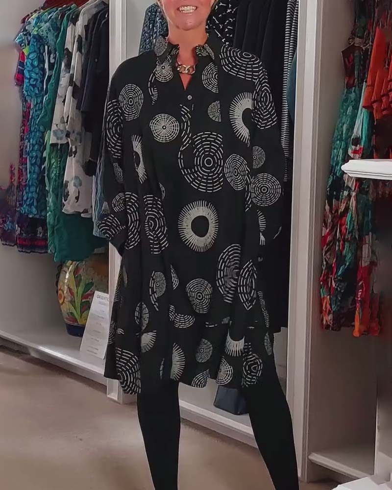 Sheryl | Geometric Wrap Dress