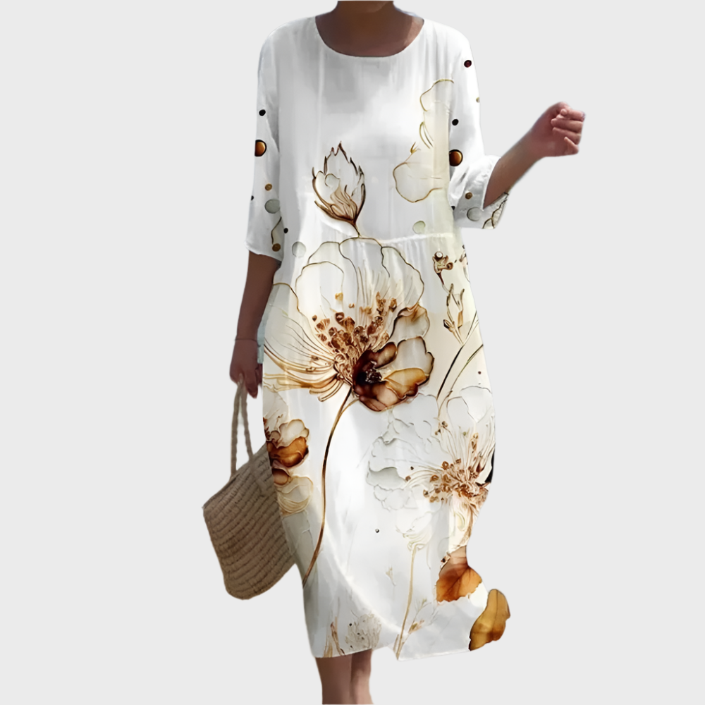 Airy Dress with Cover