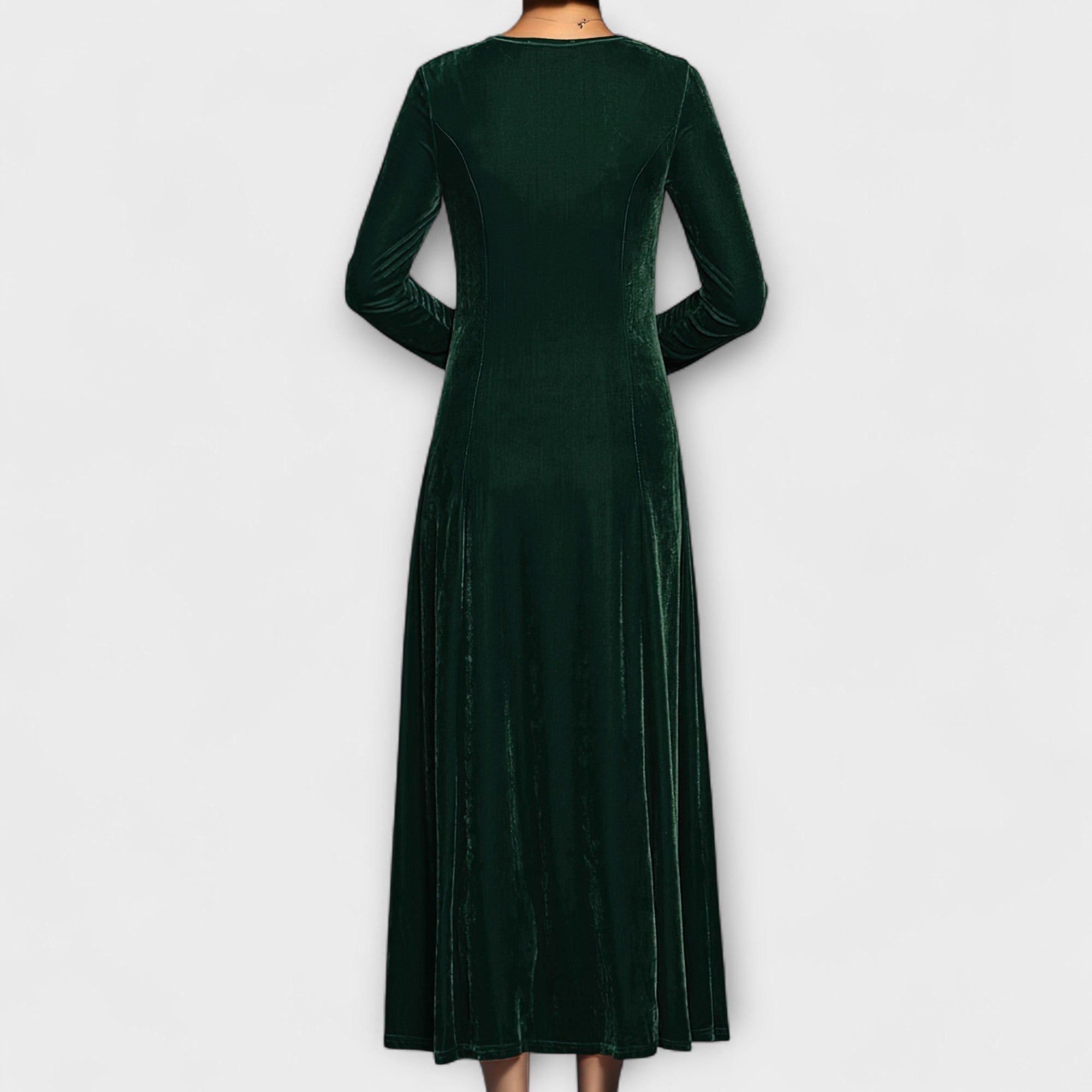 April - Soft Velvet Dress