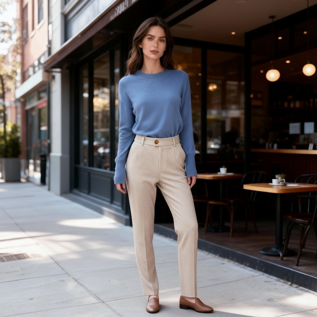 Women's Ankle Length Straight Leg Pants | Stylish