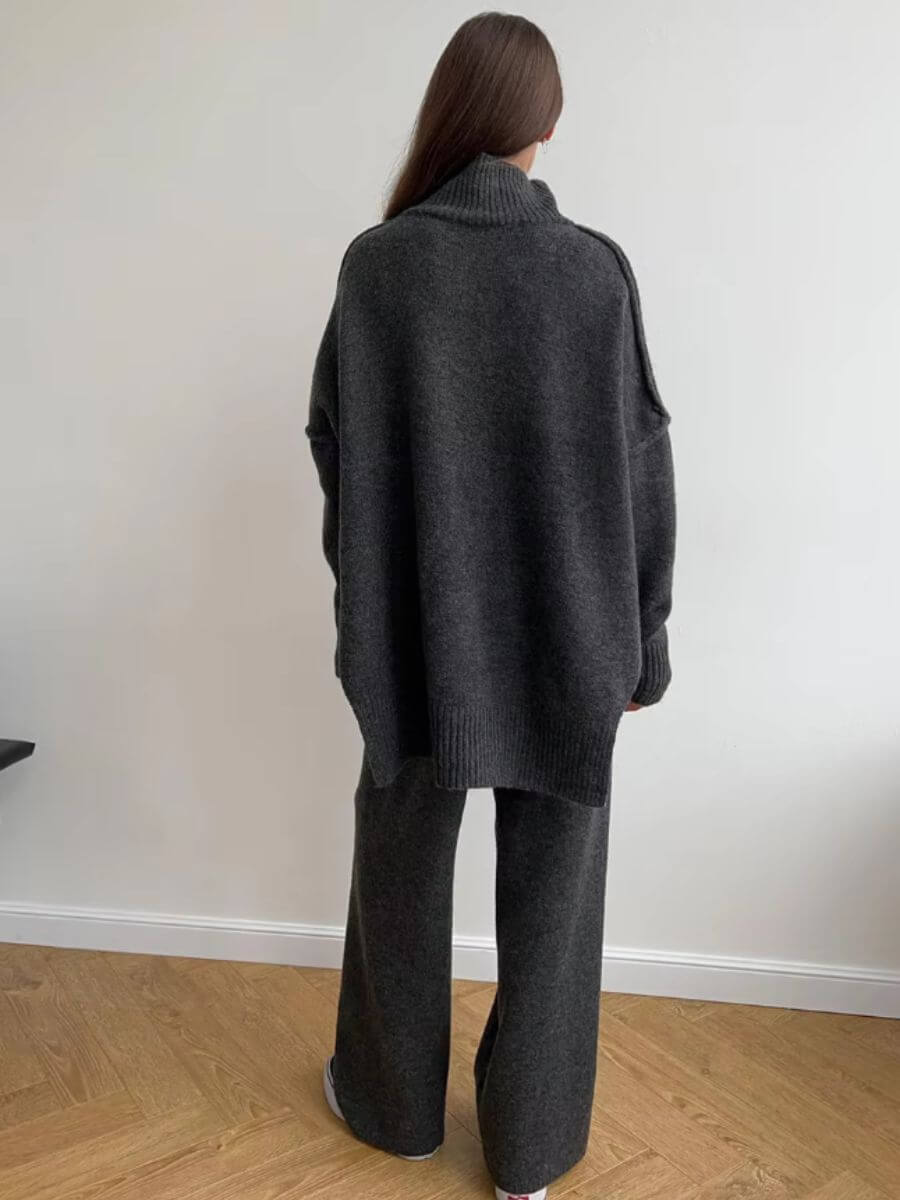 Anne - Turtleneck Knit Set