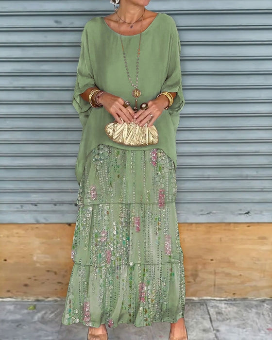 Women's Bohemian Loose Dress | Maxi