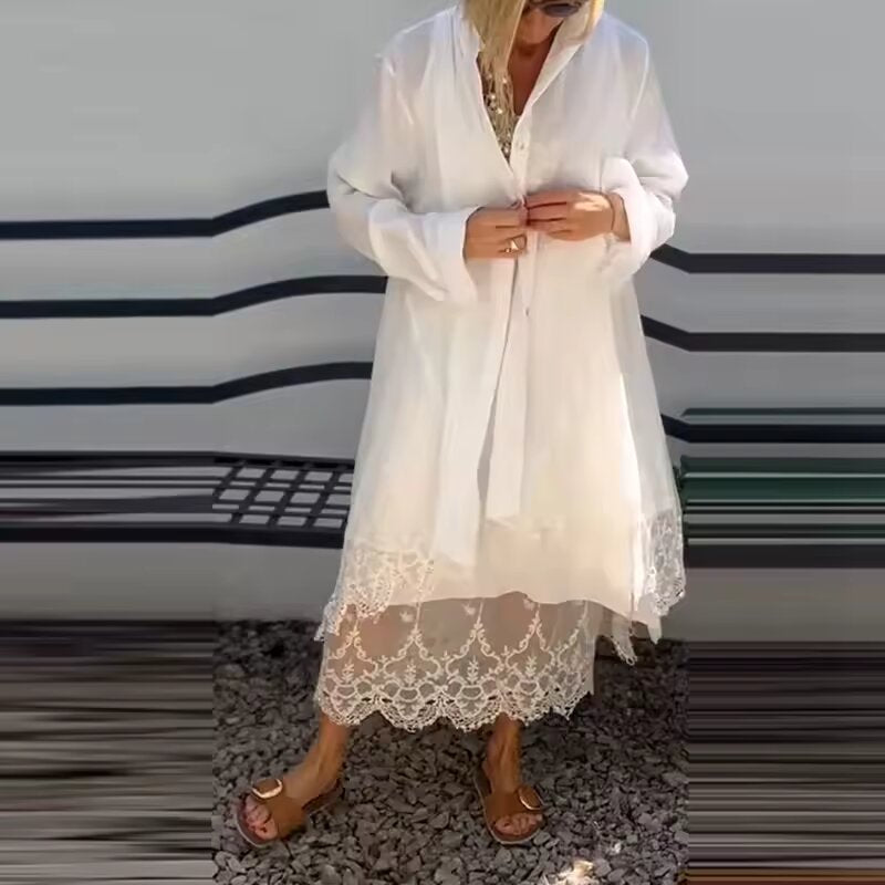 ALMERAY – ELEGANT LACE DRESS SET