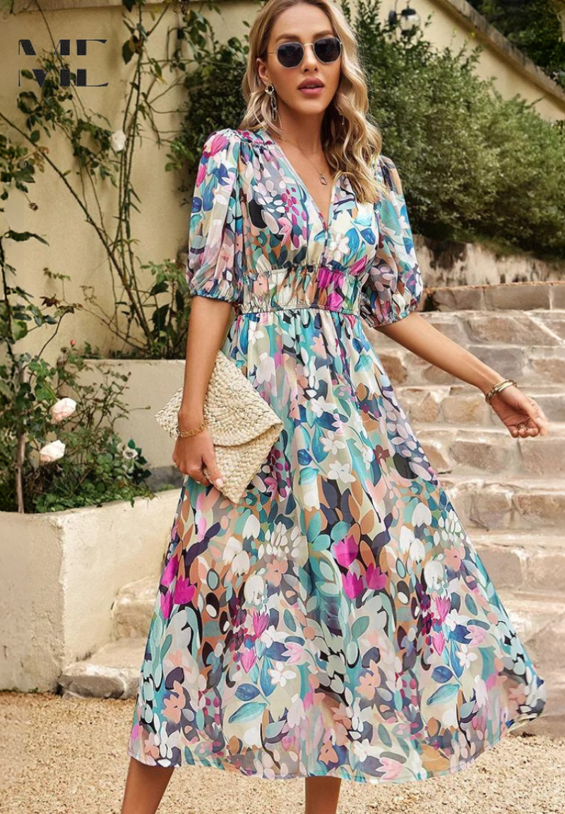 Chloe | Stylish Summer Floral Dress