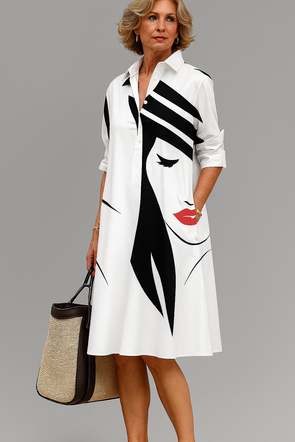 Simple Midi Dress