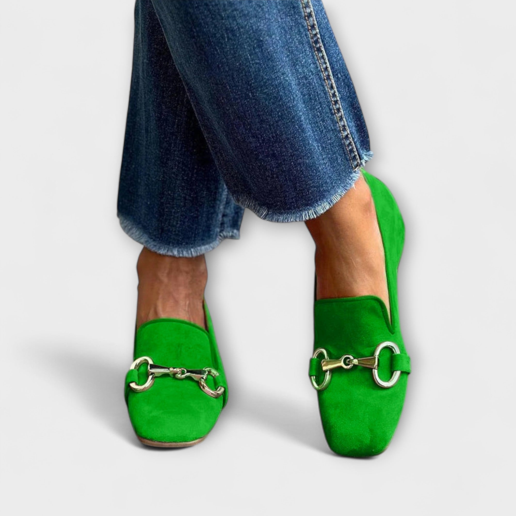 Taliah – Ballerinas with Square Toe and Buckle