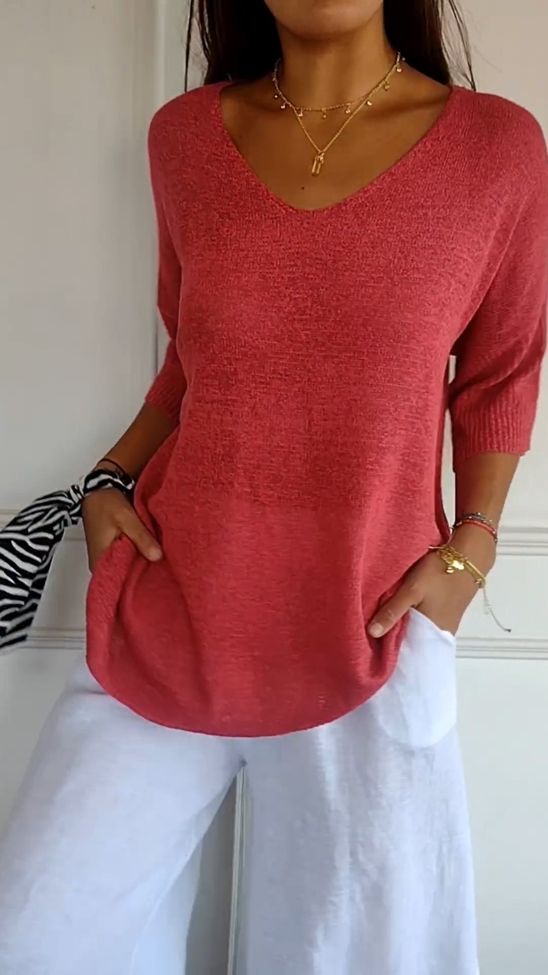 Alice | Women’s Longline Loose Fit Tunic Top