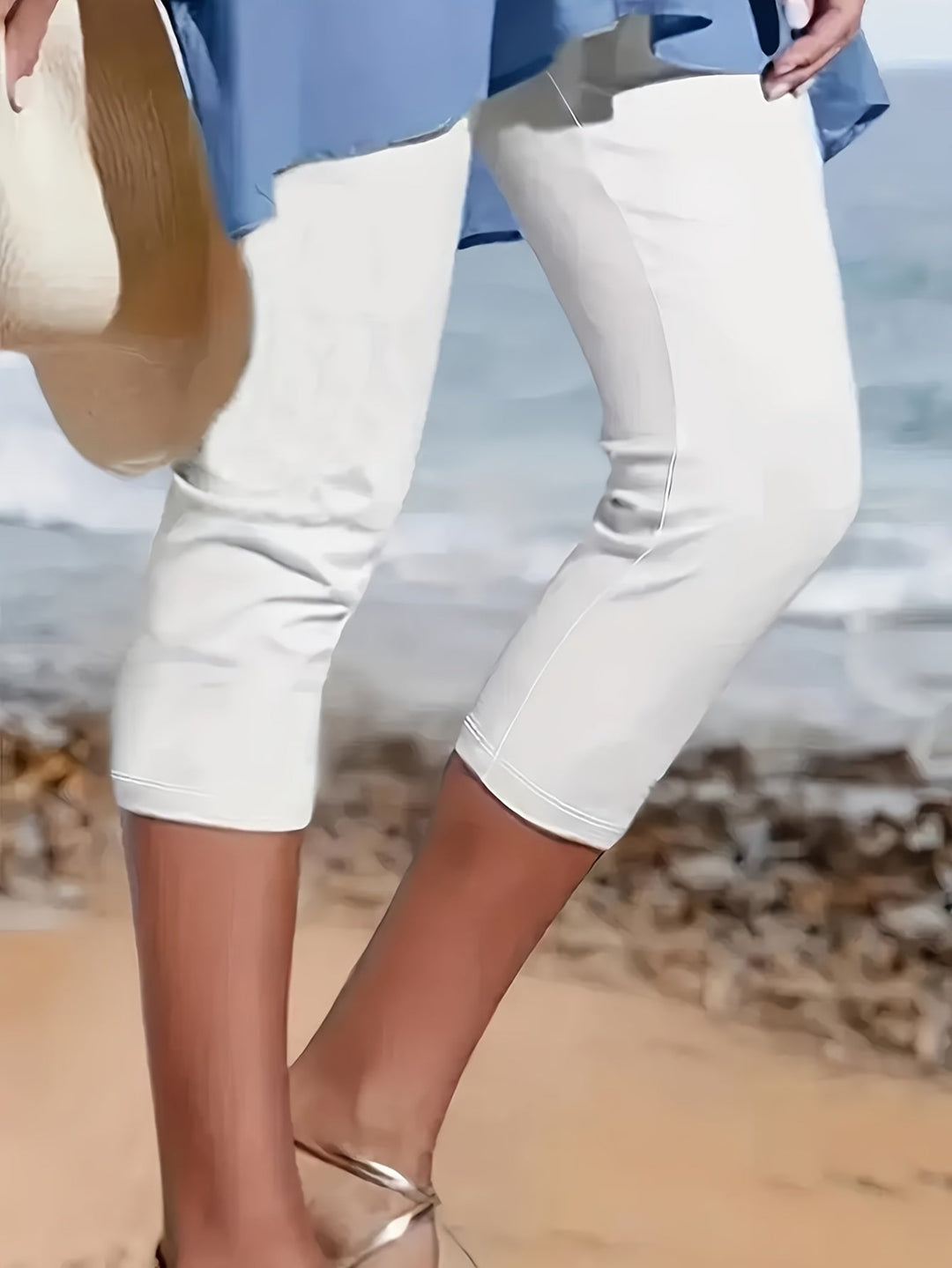 Women's Plus Size Capri Leggings | Cropped
