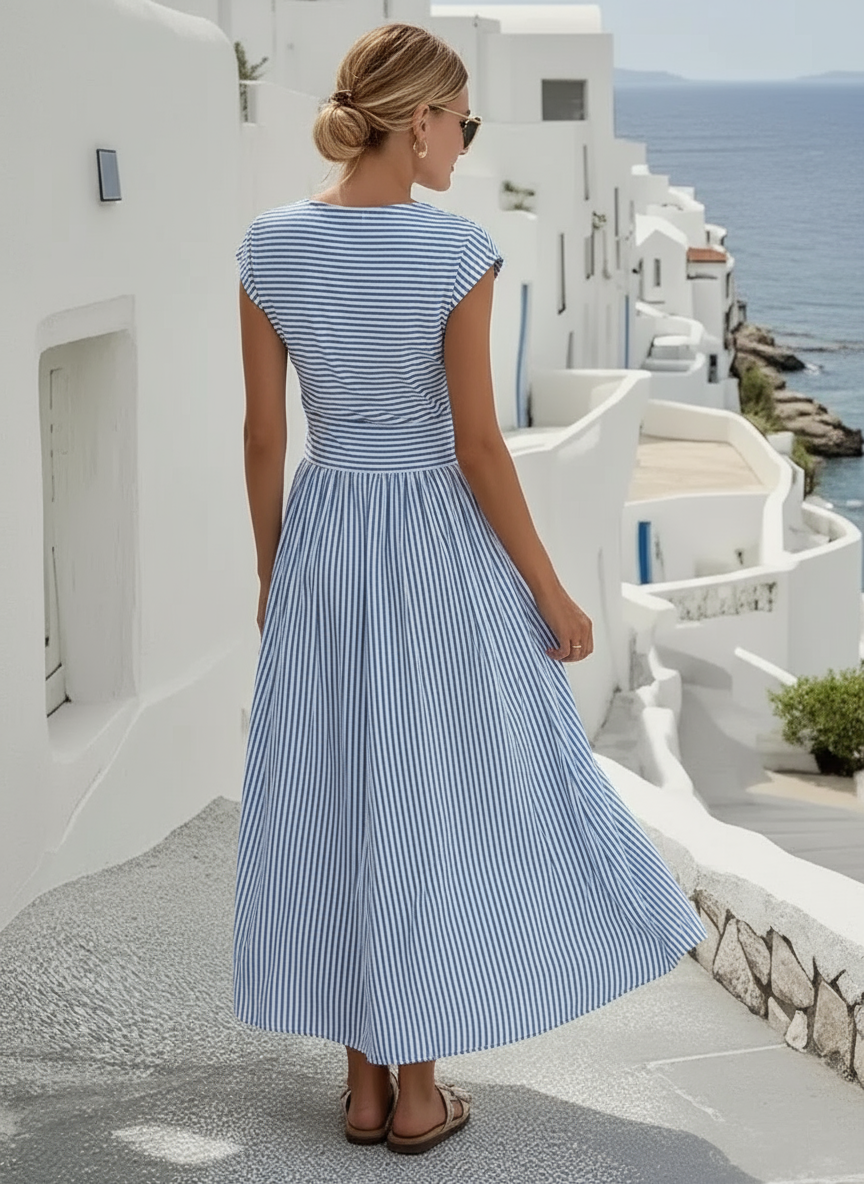 Riviera | Twist Effect Maxi Dress