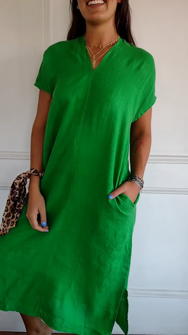 Women's Cap Sleeve Shift Dress | Mini