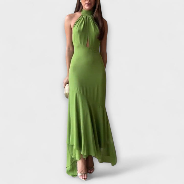 Chic Asymmetrical Maxi Dress