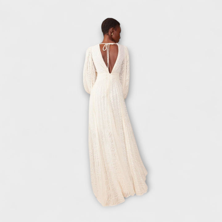 Cream Maxi Dress by Allegory