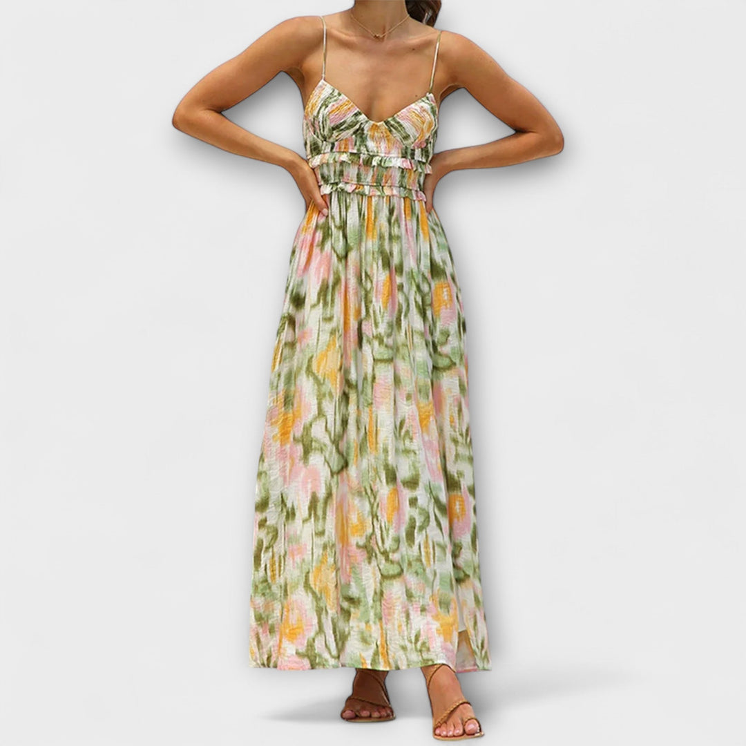 Printed Midi Dress