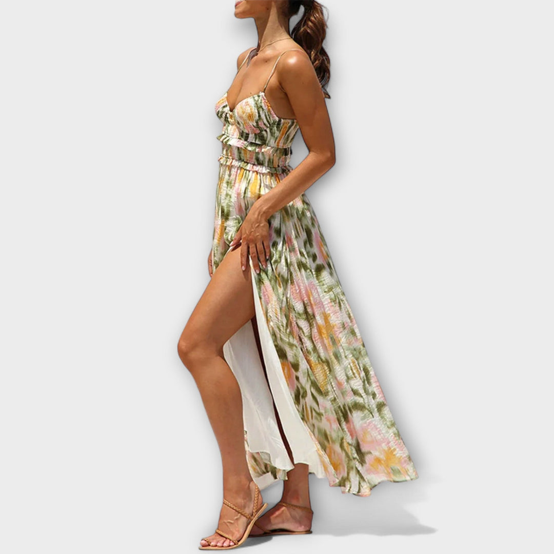Printed Midi Dress