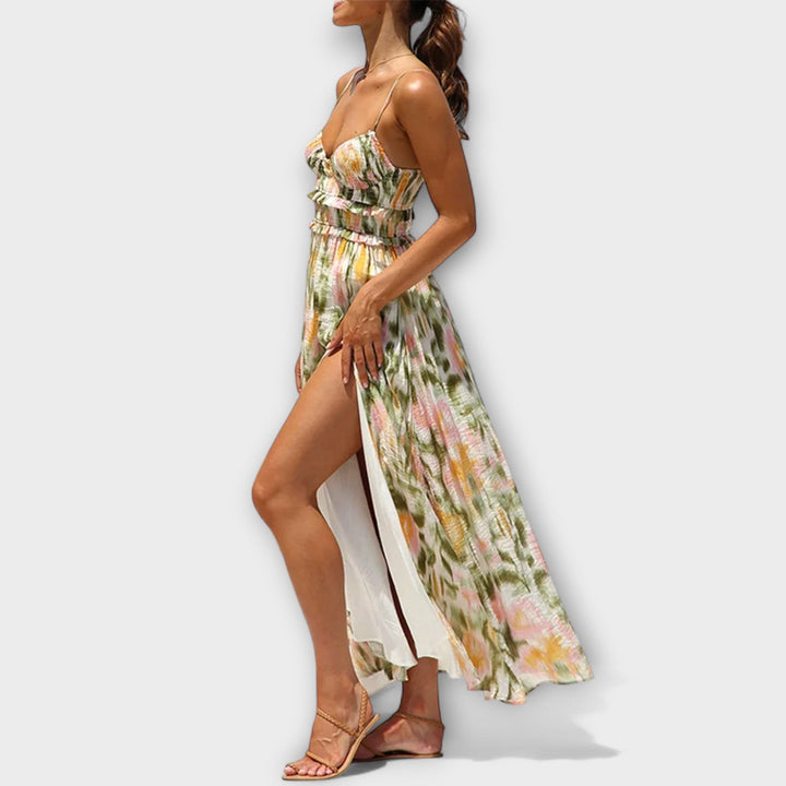 Printed Midi Dress