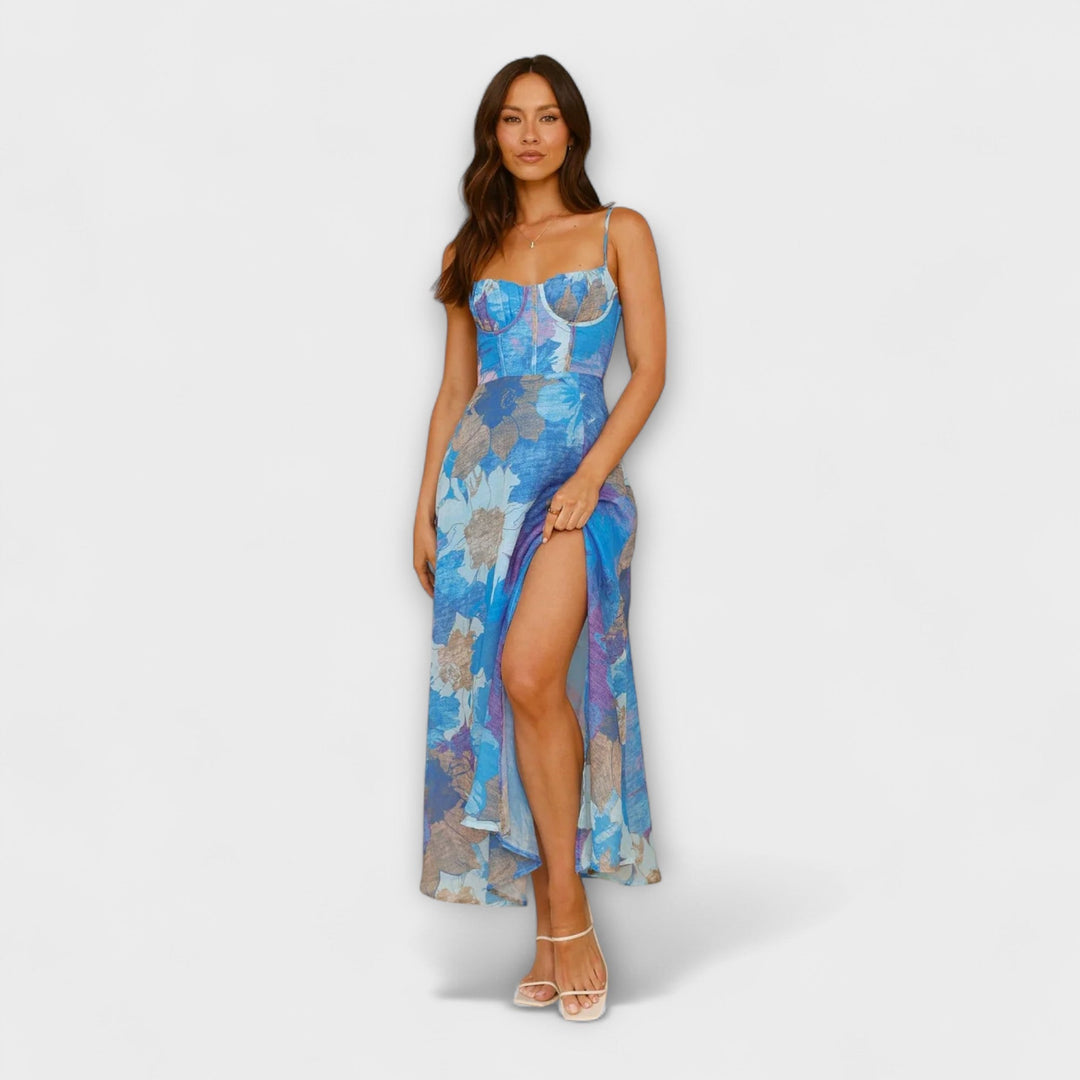 Floral Print Strap Dress for Women - Stylish and Alluring