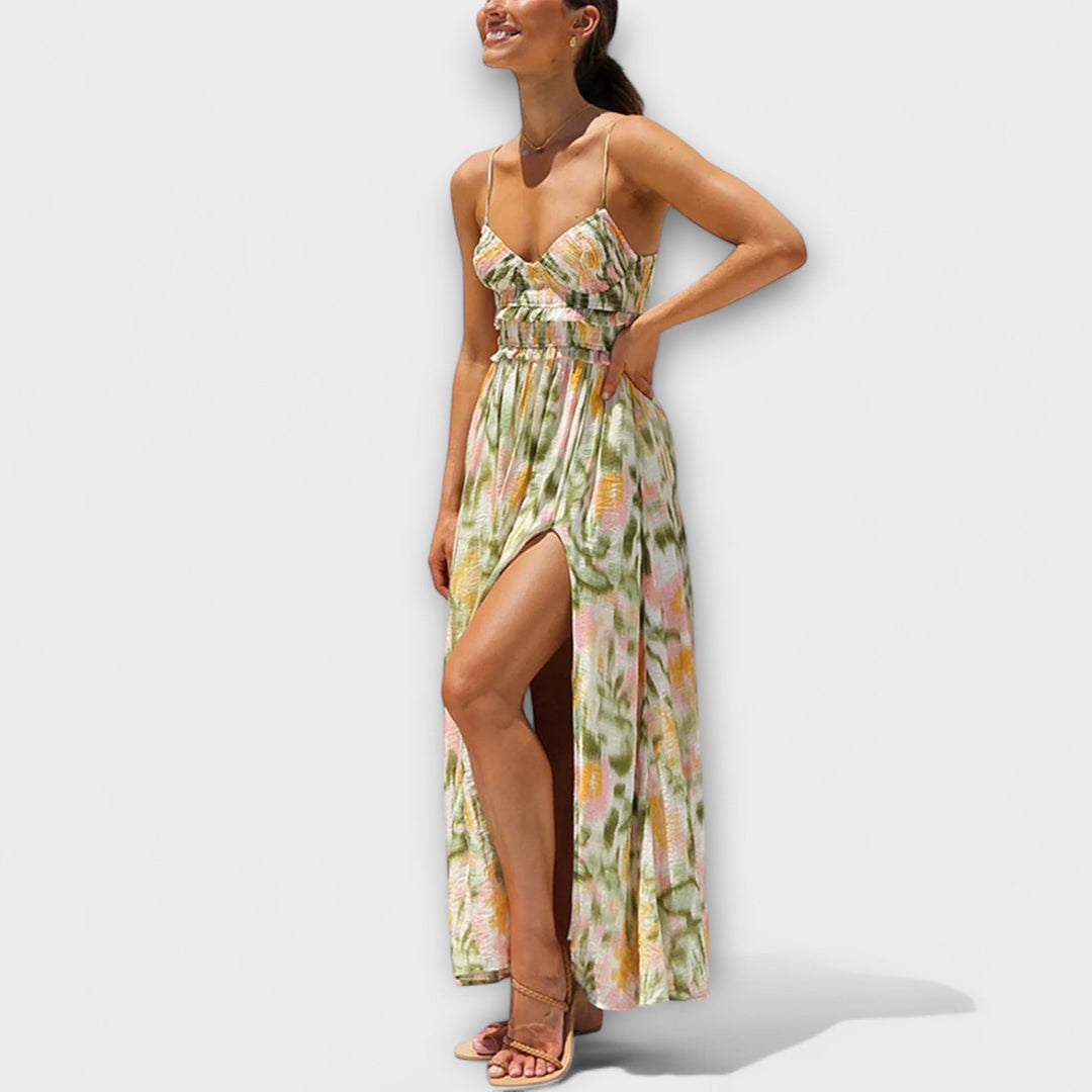 Printed Midi Dress