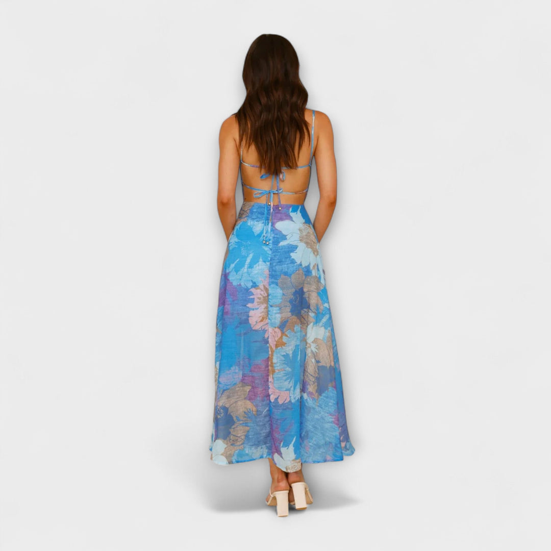 Floral Print Strap Dress for Women - Stylish and Alluring