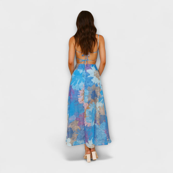 Floral Print Strap Dress for Women - Stylish and Alluring