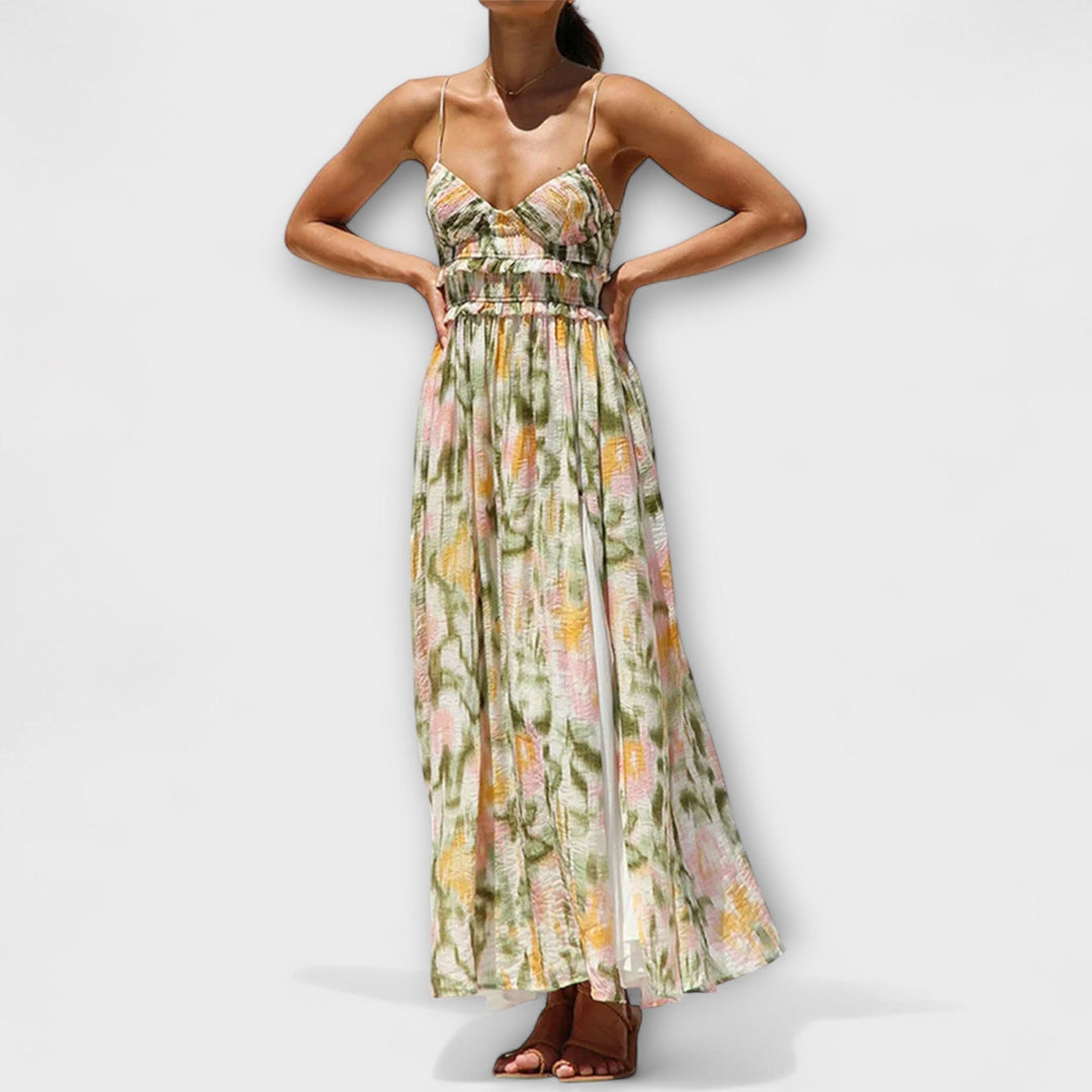 Printed Midi Dress
