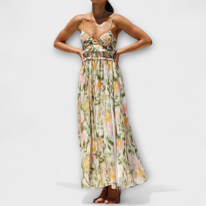 Printed Midi Dress