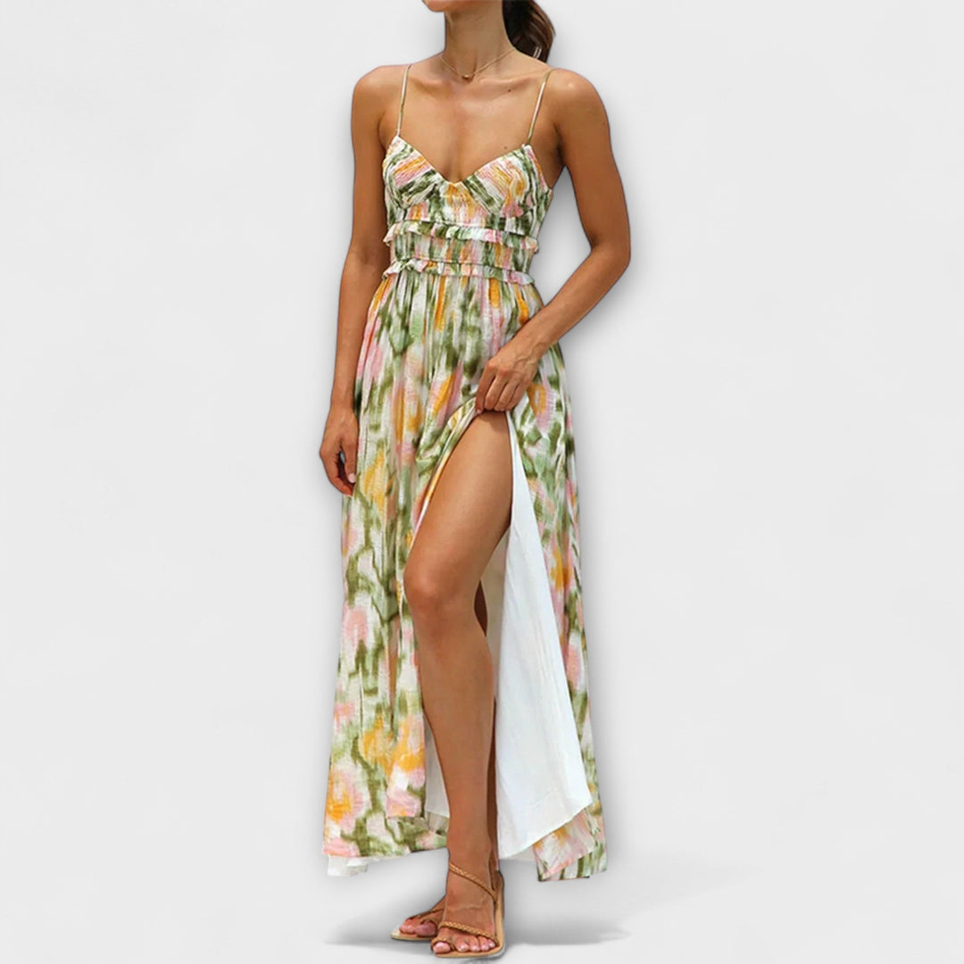 Printed Midi Dress