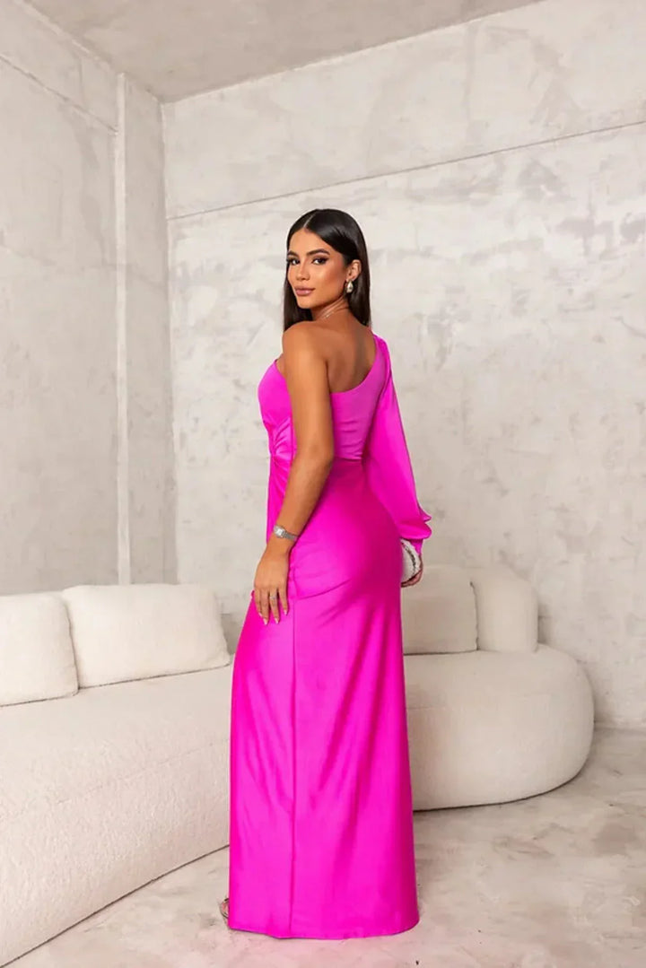 Women's One-shoulder Wedding Guest Dress | Maxi