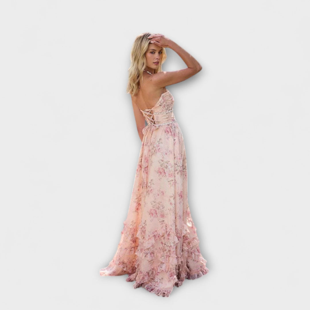 Chic Long Flowing Dress
