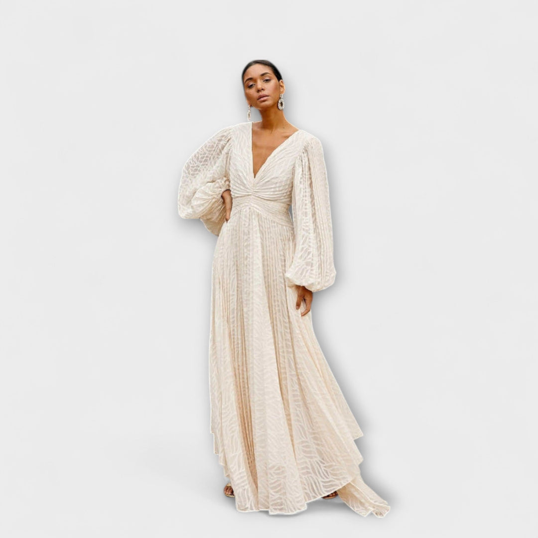 Cream Maxi Dress by Allegory