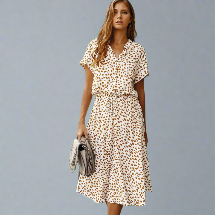 Summer Dress Made from Exquisite Fabric