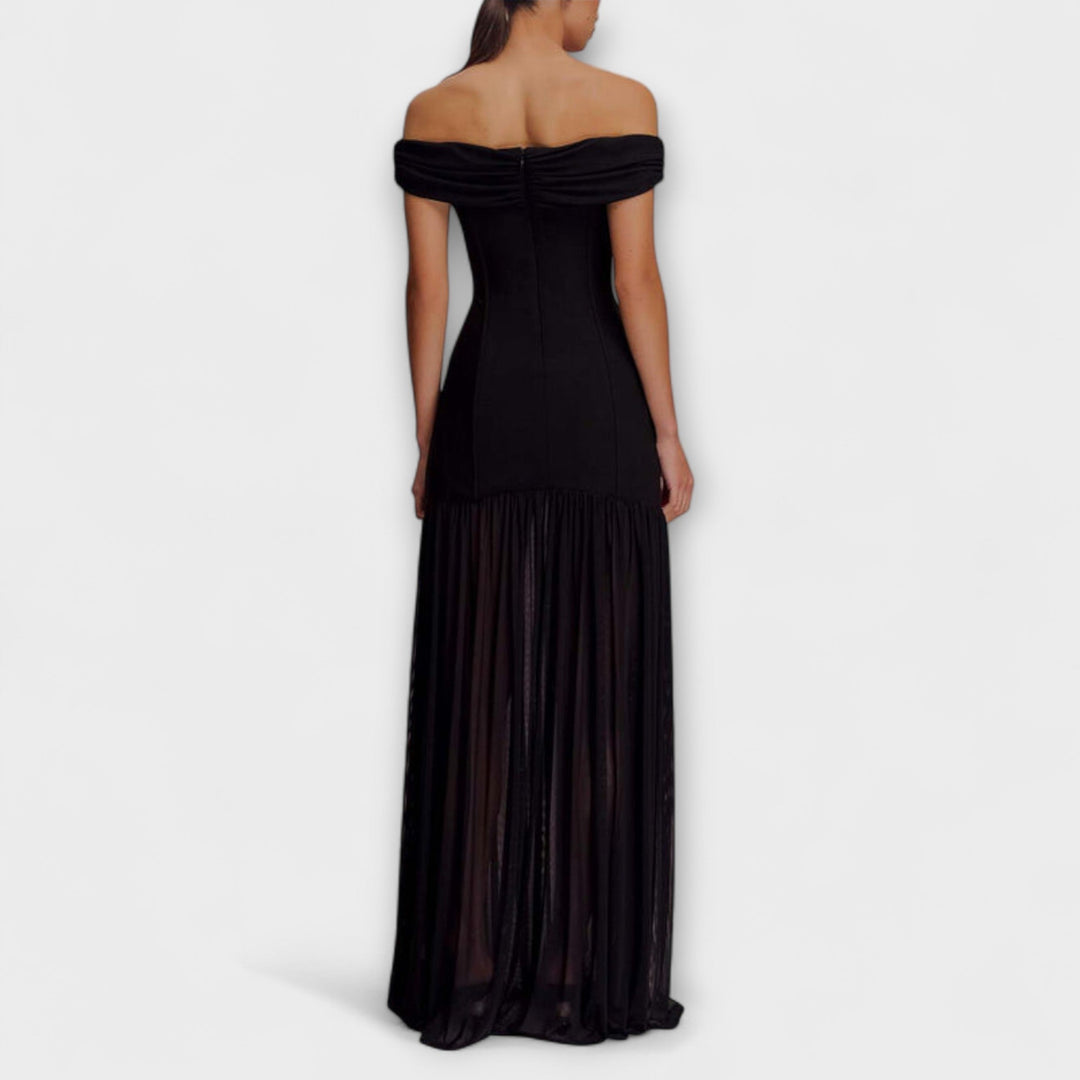 Chic Strapless Bodycon Maxi Dress