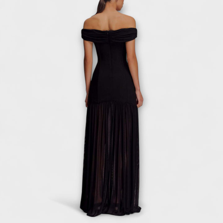 Chic Strapless Bodycon Maxi Dress