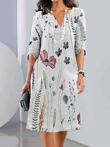 Floral Layered Dress