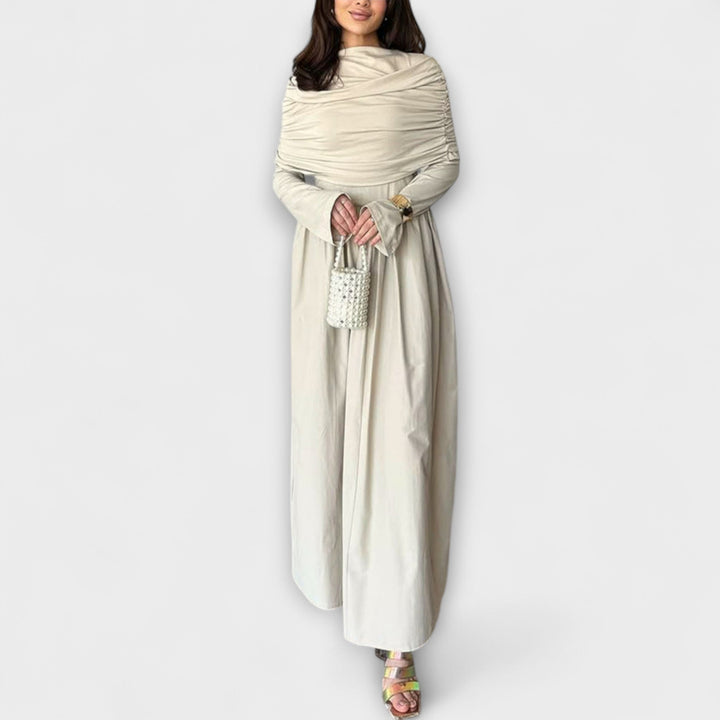 Relaxed Pleated Dress