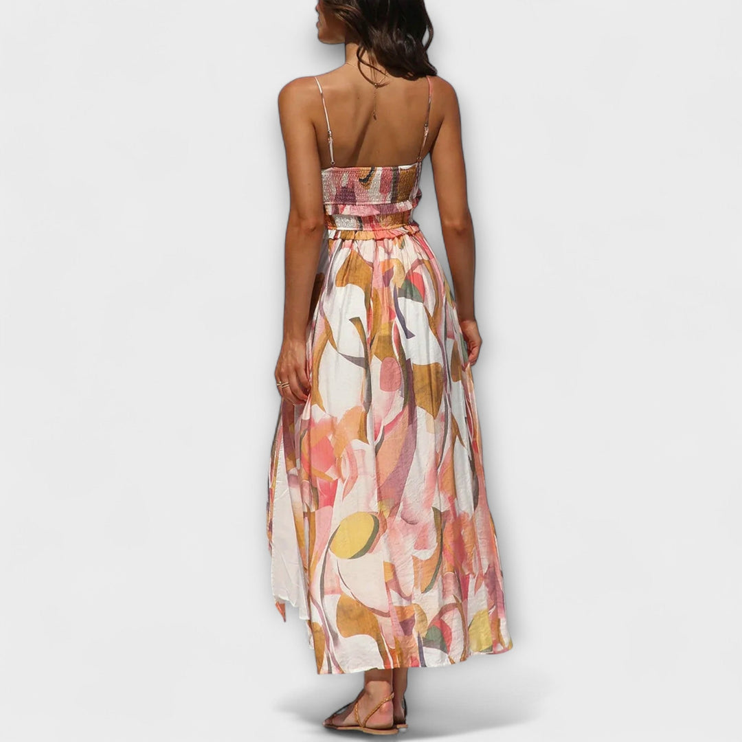 Printed Midi Dress
