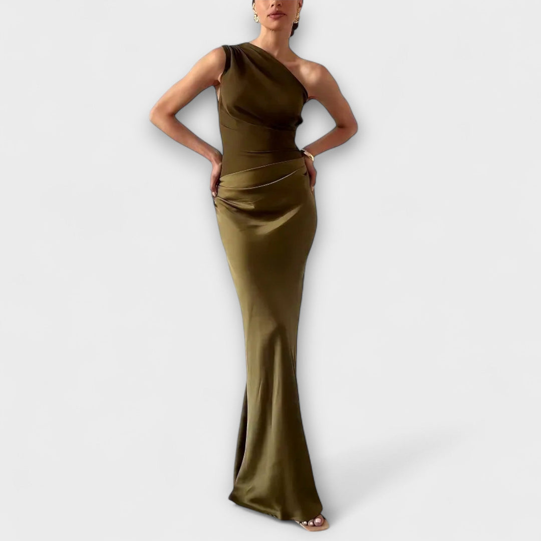 Maxi Dress with Open Shoulder