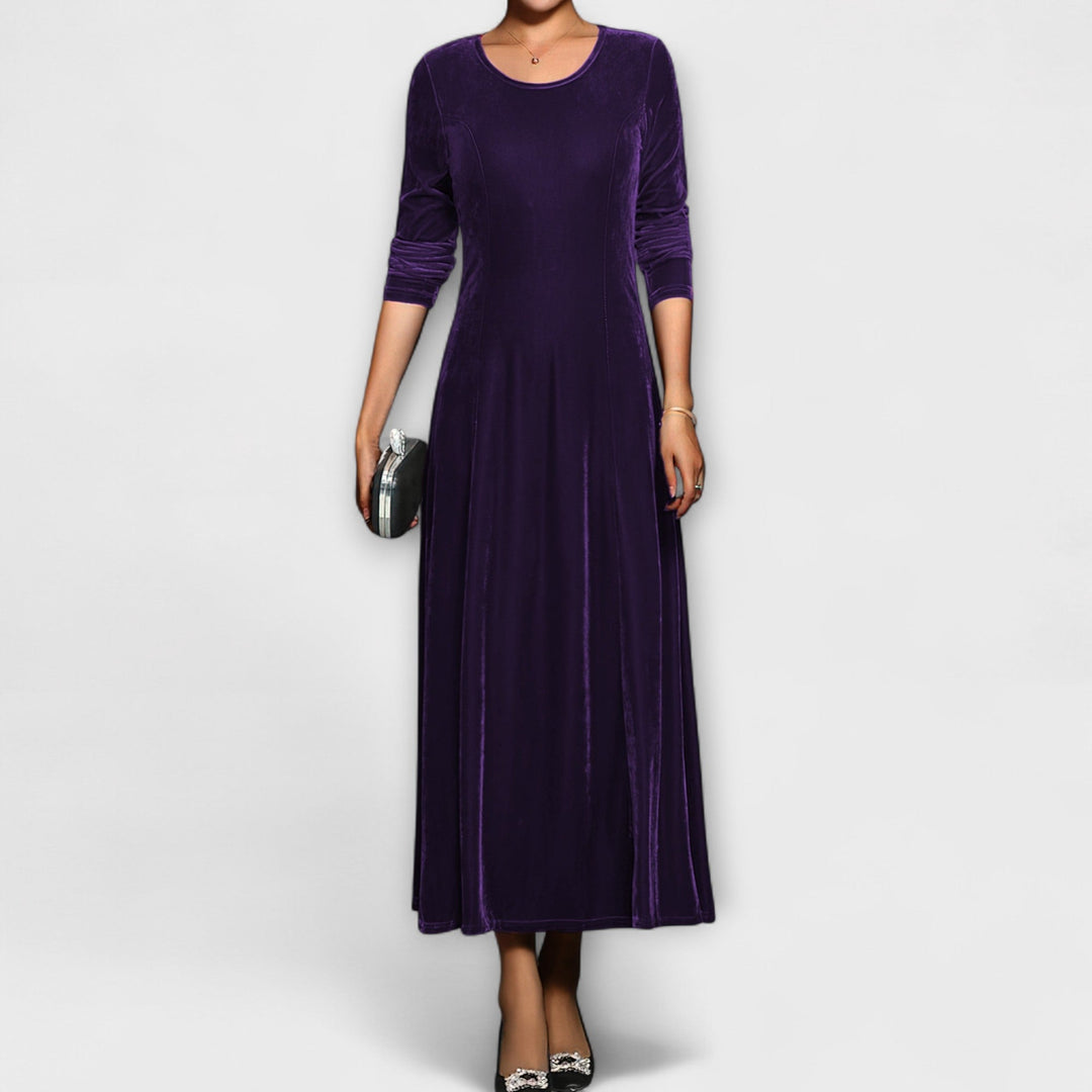 April - Soft Velvet Dress
