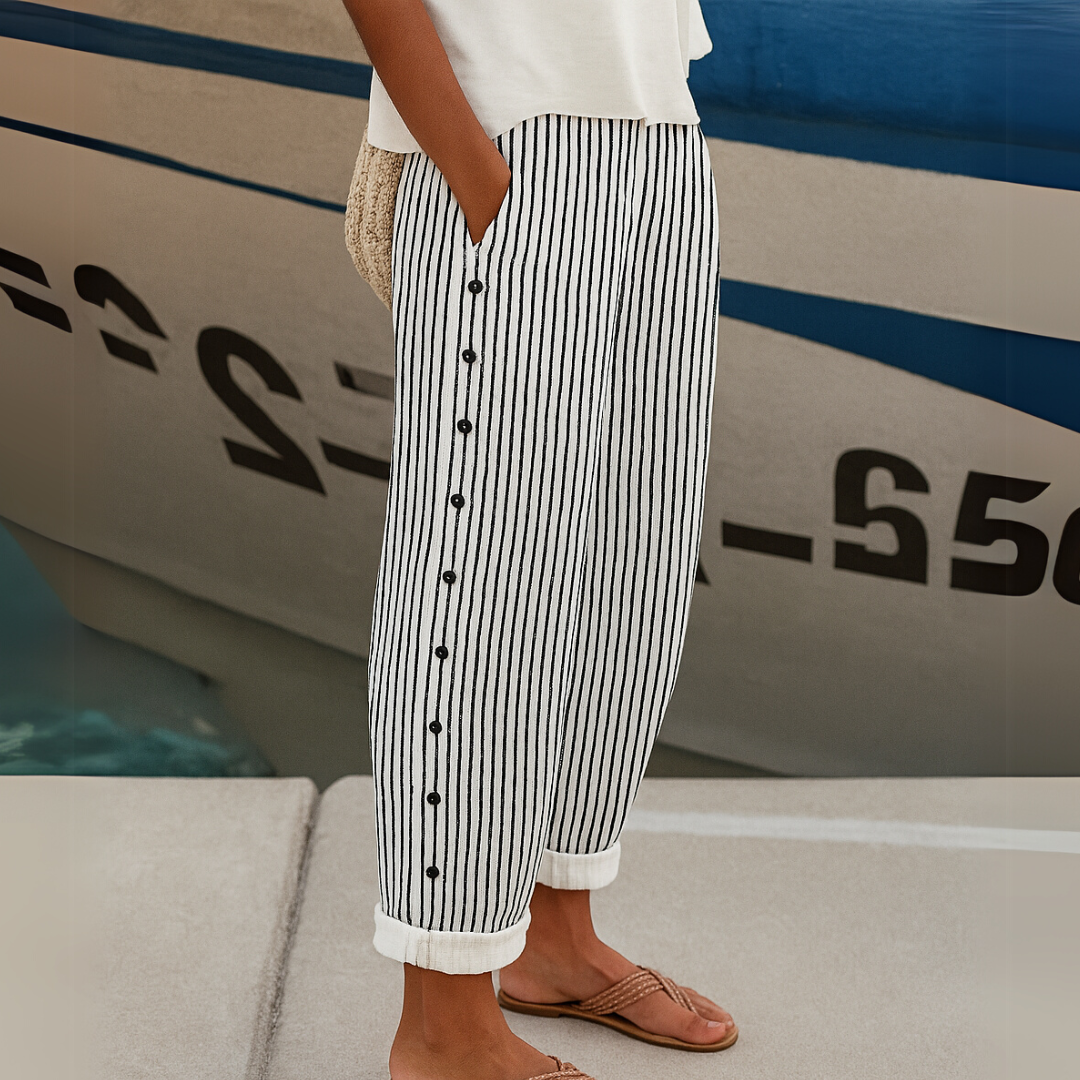 Jarane | Comfortable striped casual pants