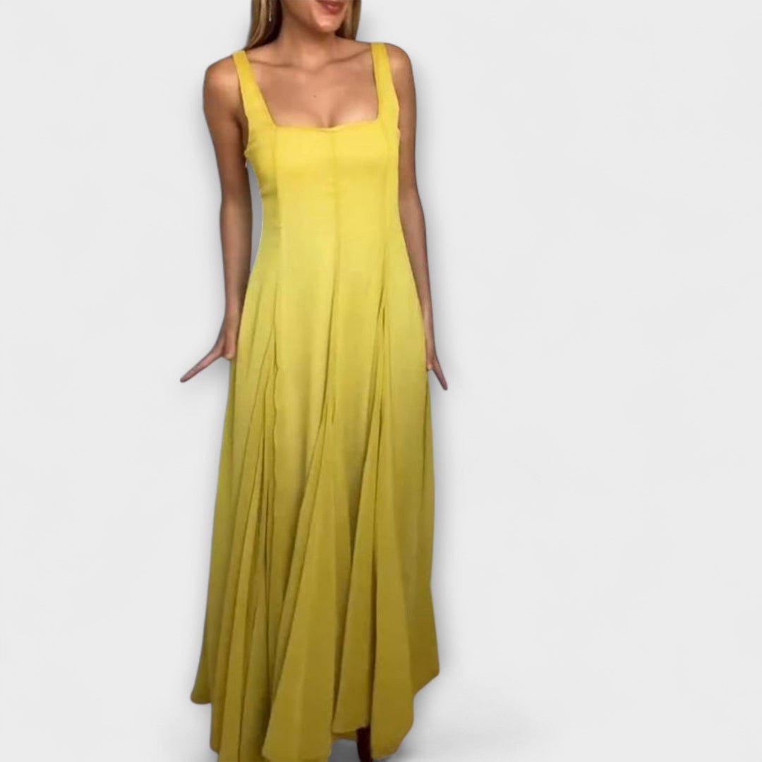 Dress with Square Neckline