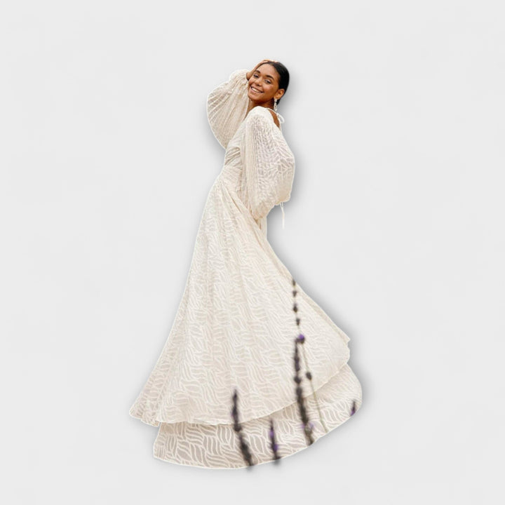 Cream Maxi Dress by Allegory