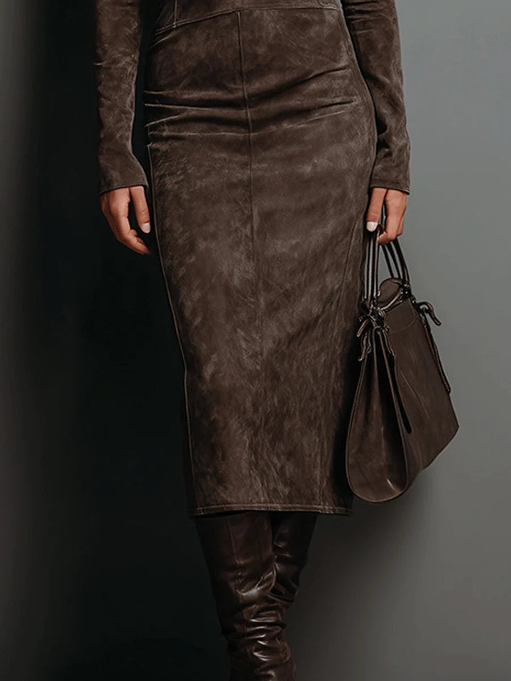 Emma | Long Sleeve Midi Dress