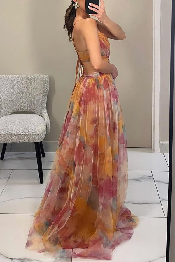 Eirith | Flowing Floral Maxi Dress
