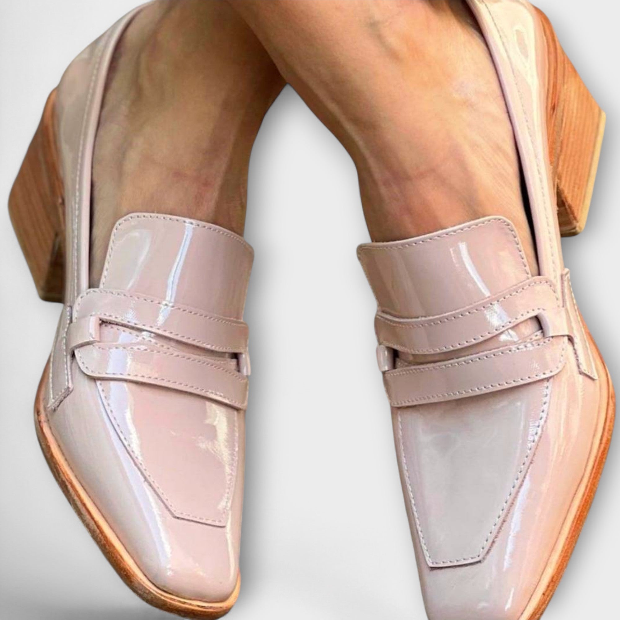 Elaine - Shiny Loafers