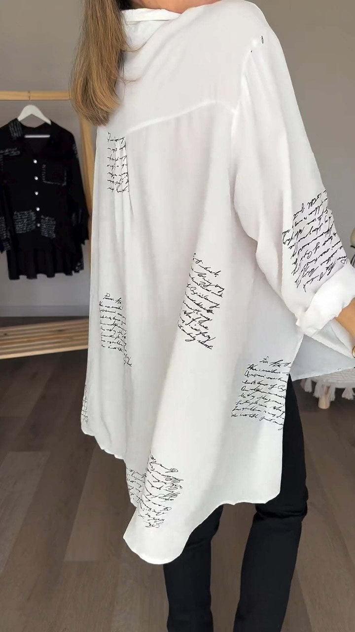Women's Printed Button Down Shirt | Long Sleeves