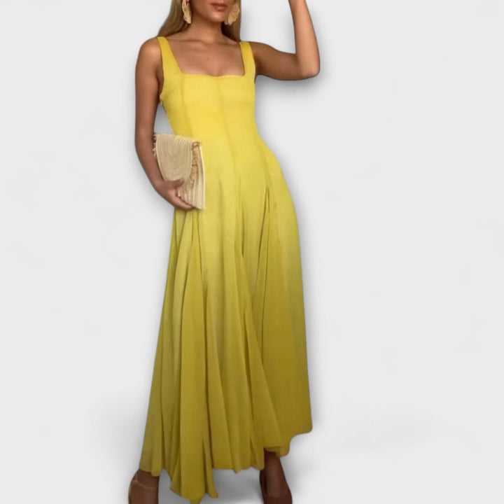 Dress with Square Neckline