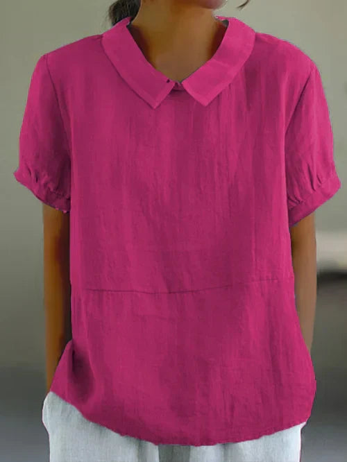 Women’s Casual Blouse with Classic Collar