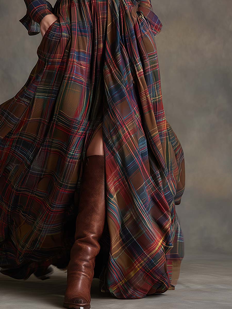 Jacqueline - Classic Button-Up Shirt Dress