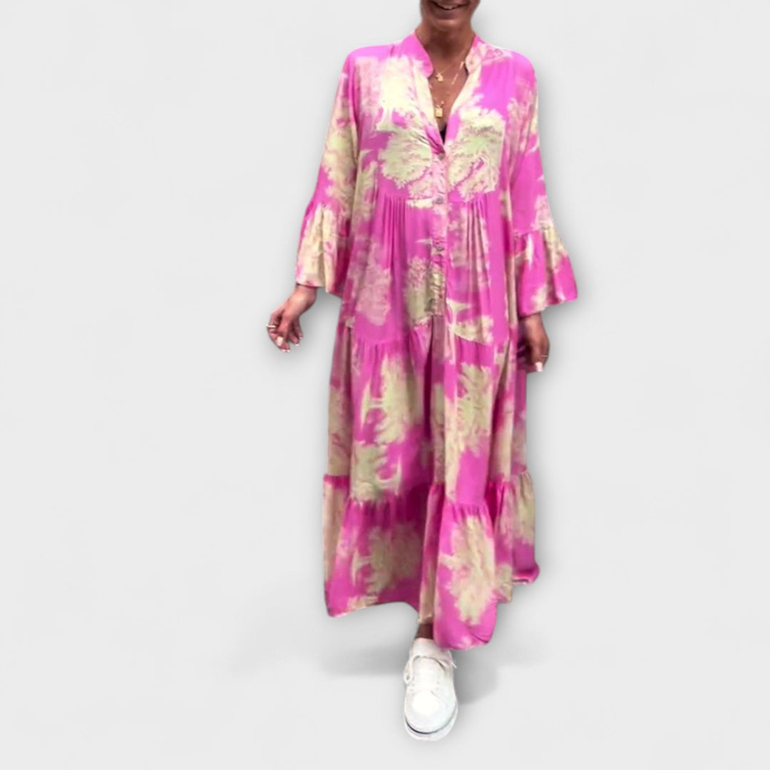 Elegant Floral Maxi Dress