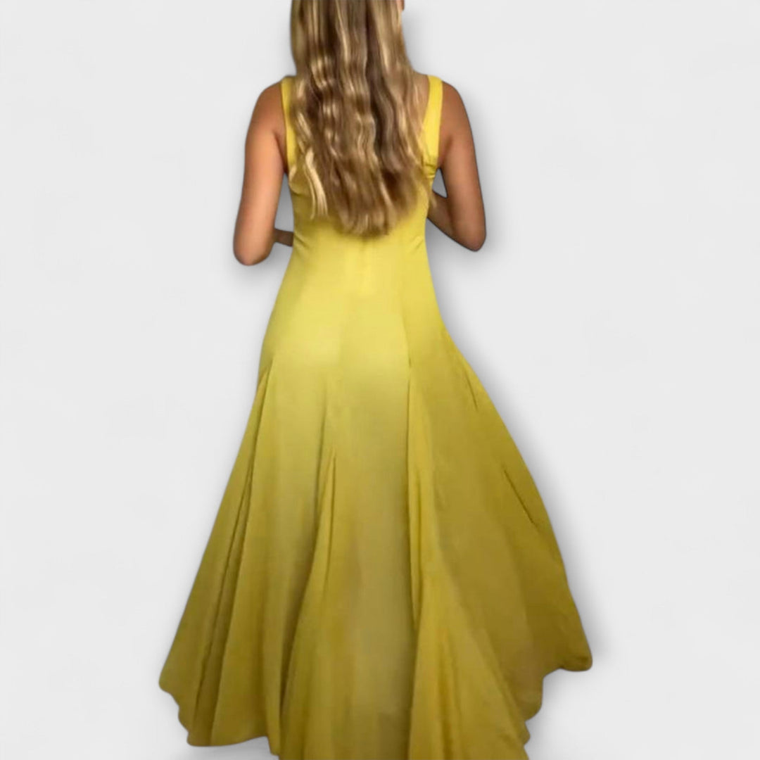 Dress with Square Neckline