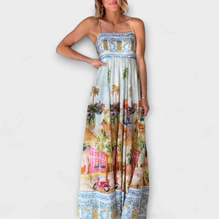 Aracati Multicolor Maxi Dress